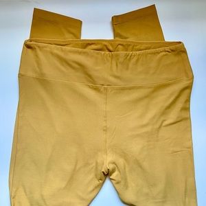 Lularoe mustard yellow Tall and Curvy leggings